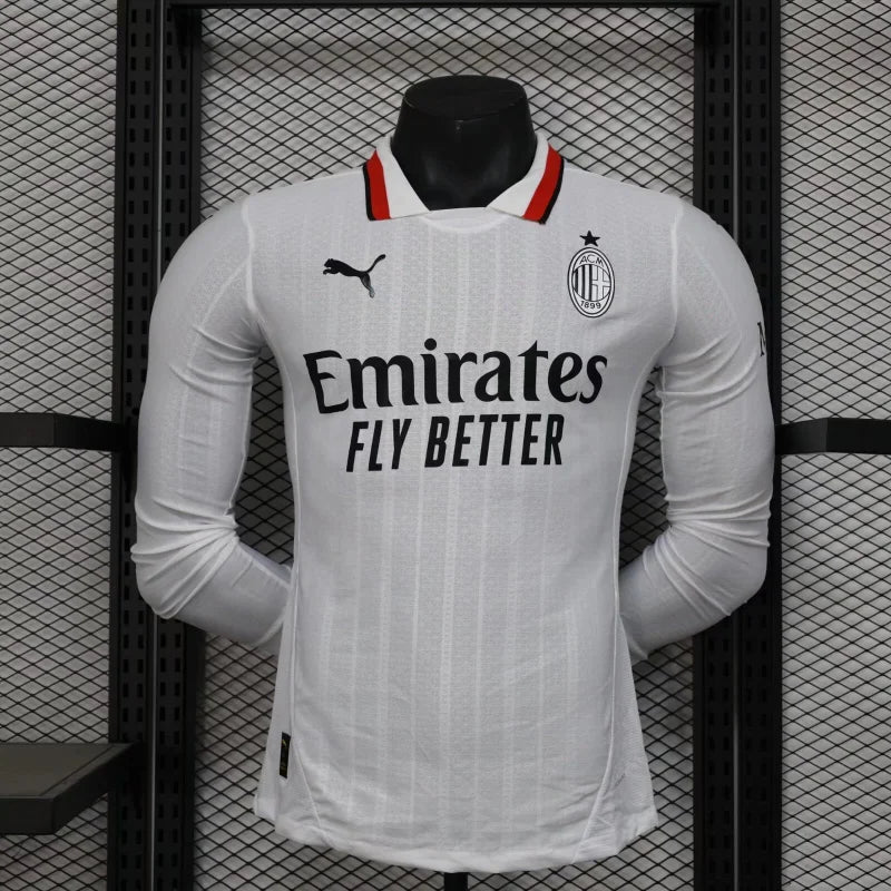 2024/25 AC Milan Away Soccer Jersey Player Version Long Sleeves