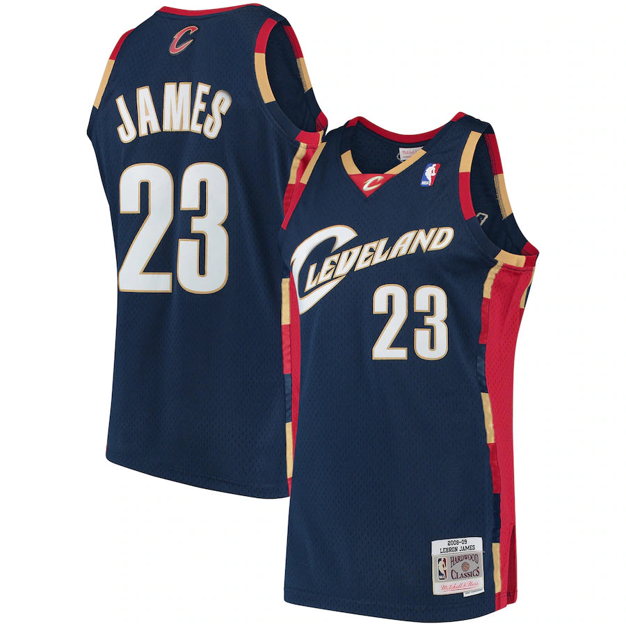 LeBron James - Cleveland Cavaliers - Hardwood Classics Swingman Jersey - Navy