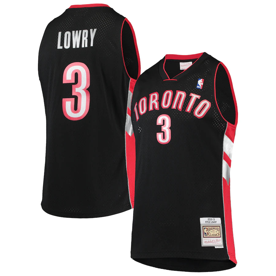 Kyle Lowry - Black - Toronto Raptors - Hardwood Classics Swingman Jersey