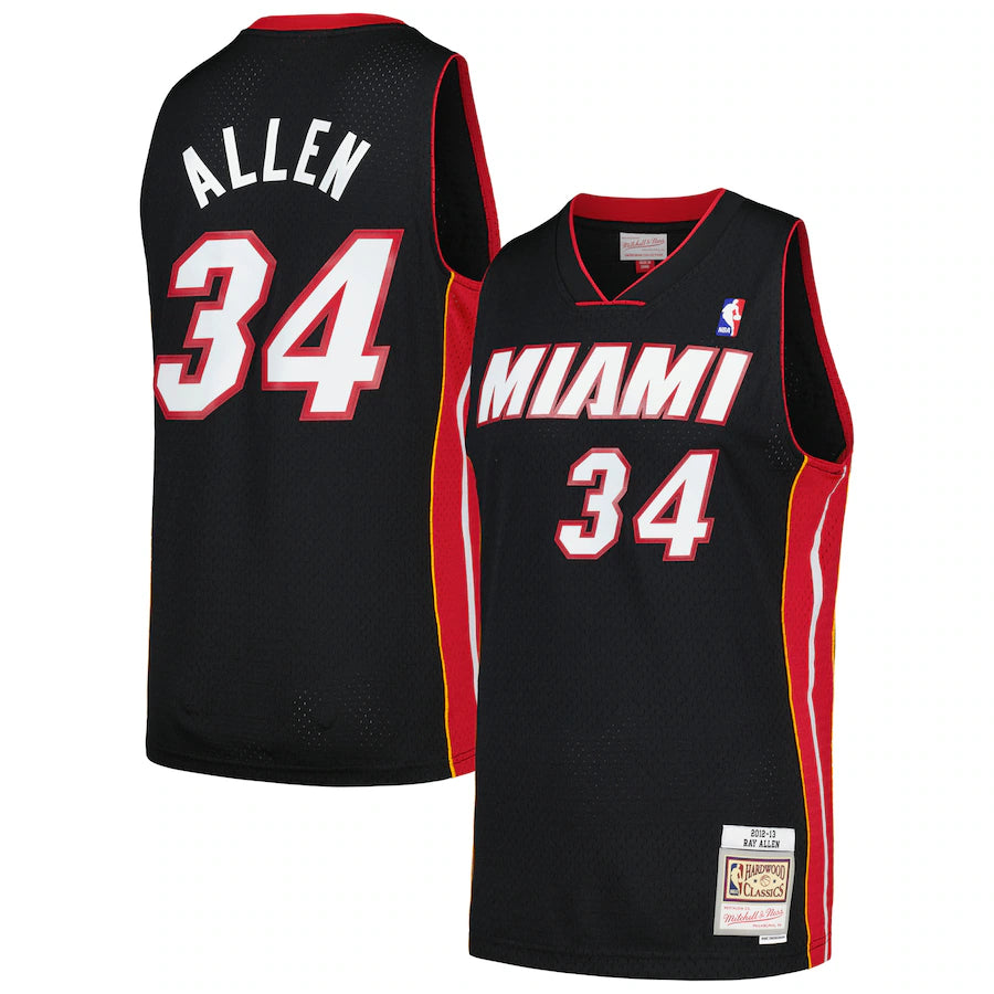 Ray Allen - Miami Heat - Mitchell & Ness 2012/13 Hardwood Classics - Black