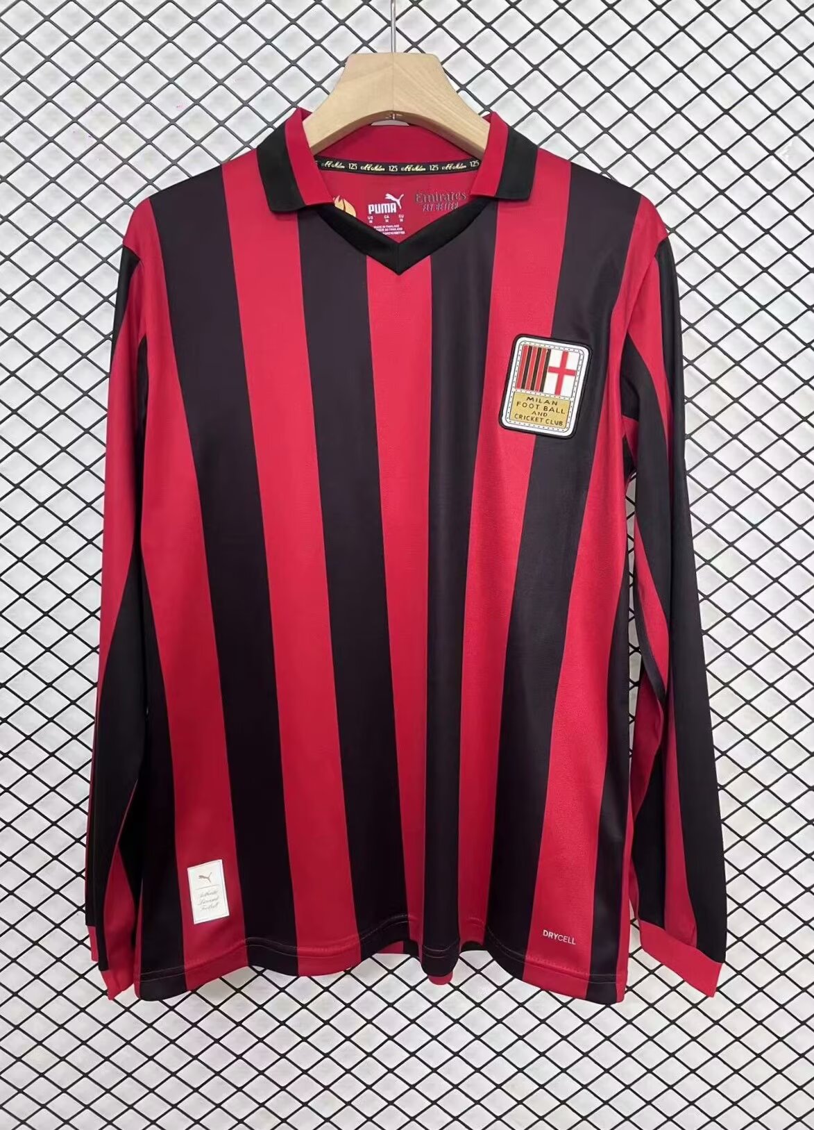 2024/25 AC Milan 125th Anniversary Commemorative Edition Soccer Jersey Long Sleeves