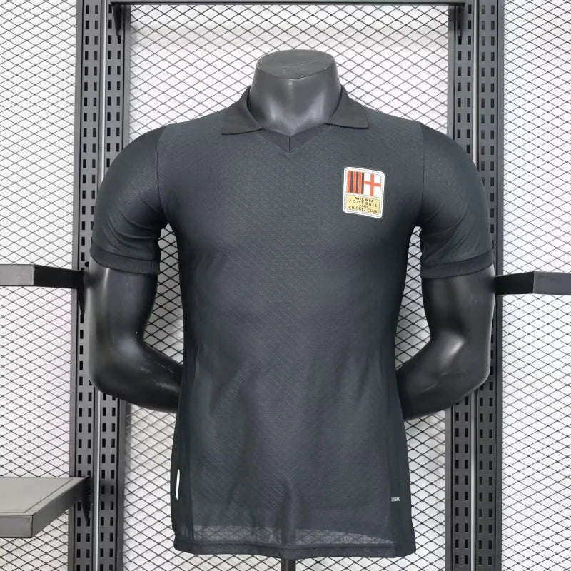 2024/25 AC Milan 125th Anniversary Commemorative Edition Soccer Jersey Player Version Black