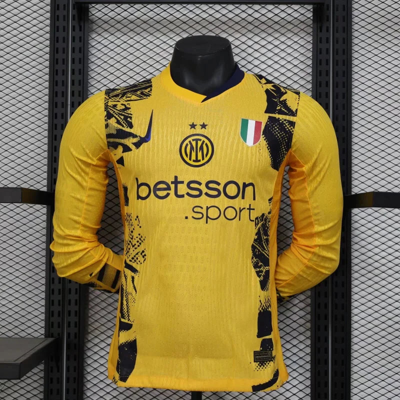 2024/25 AC Milan Second Away Soccer Jersey Player Version Long Sleeves