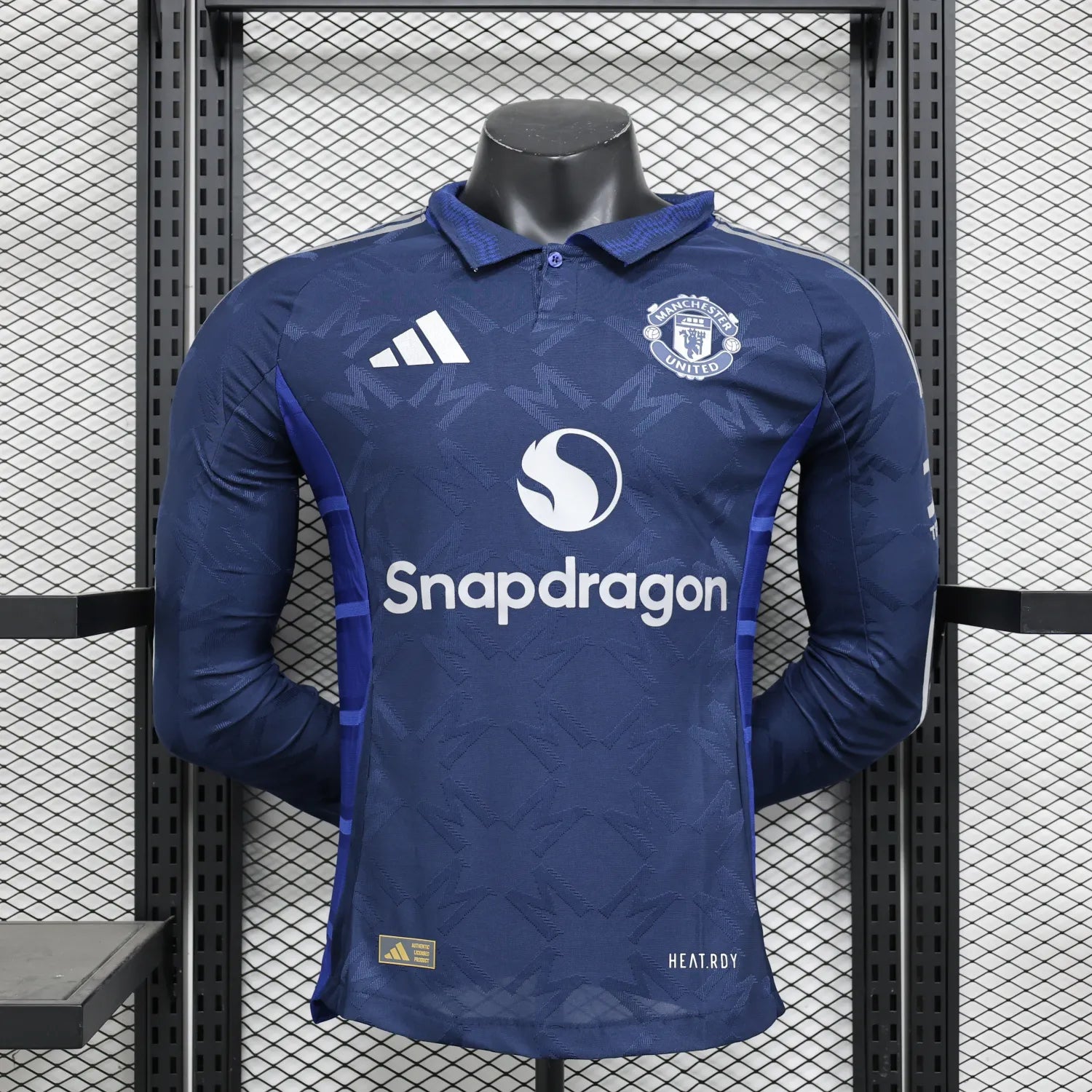 2024/25 Manchester United Away Soccer Jersey Player Version Long Sleeve