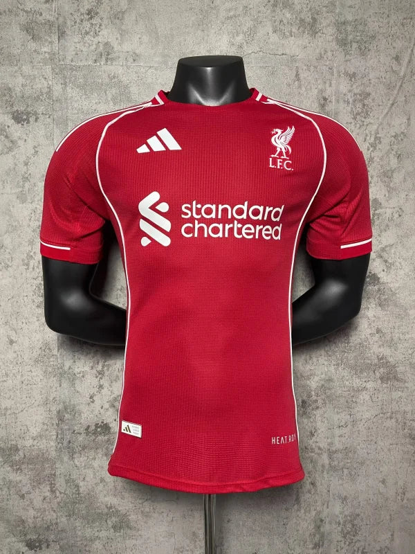 2025/26 Liverpool Home Soccer Jersey Player Version