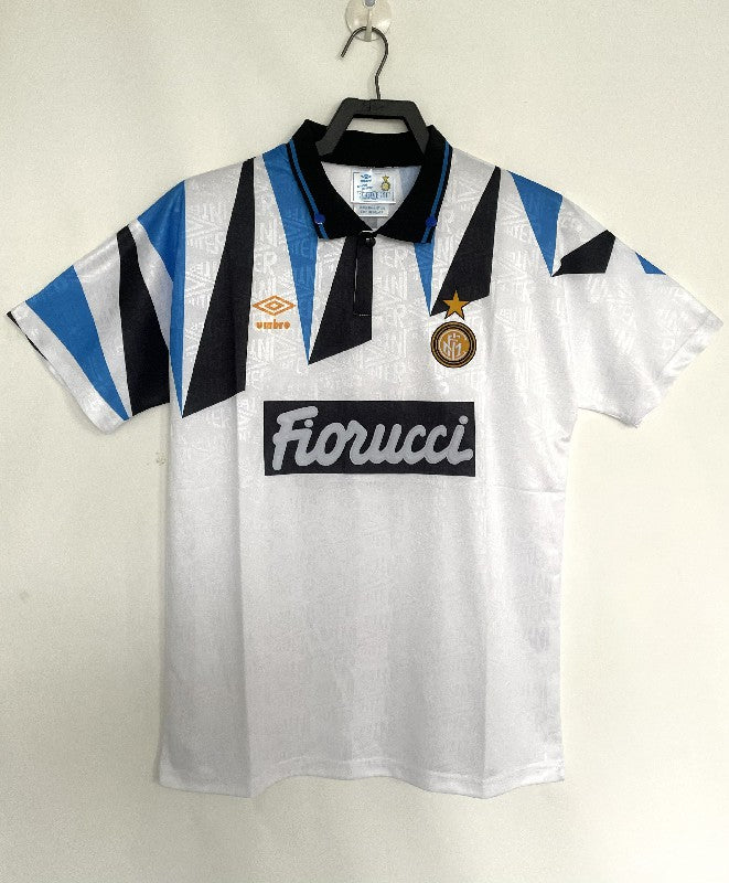 Inter Milan 1992-93 away Retro Soccer Jersey