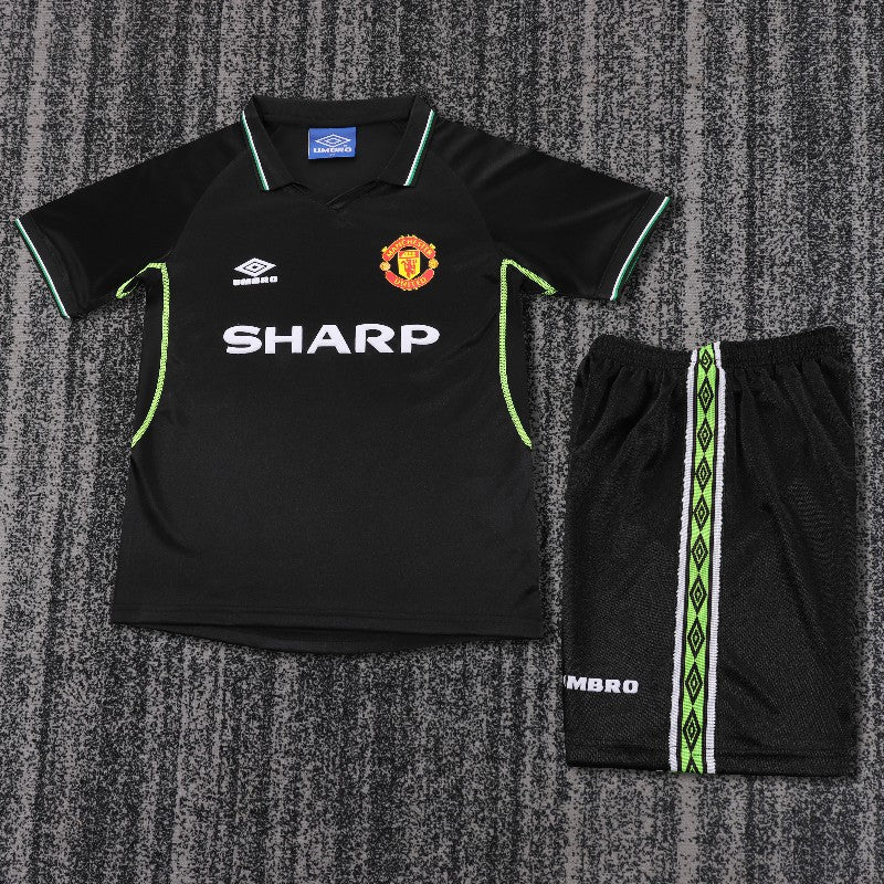 kids Manchester United 1998 third away Soccer Jersey