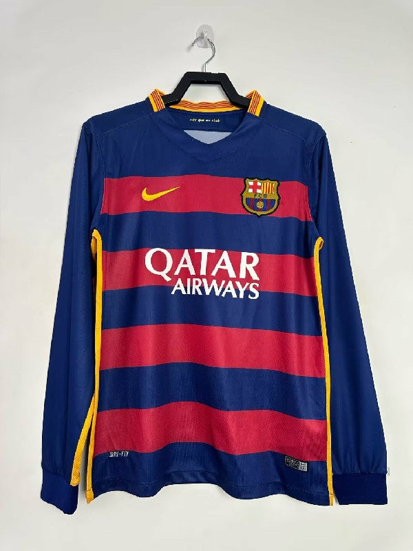 Retro long sleeve Barcelona 2015-16 home