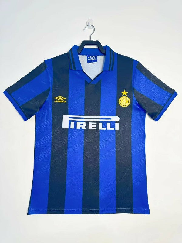 Inter Milan 1995-96 home Retro Soccer Jersey