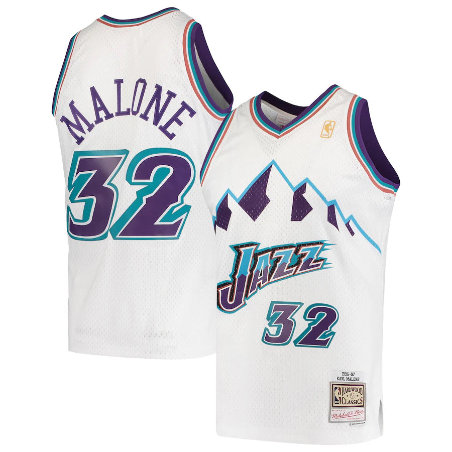 Karl Malone - Utah Jazz - Hardwood Classics Jersey - 1996/97