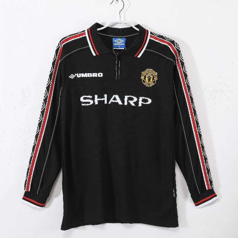 Manchester United 1998/99 Long Sleeve Retro Soccer Jersey