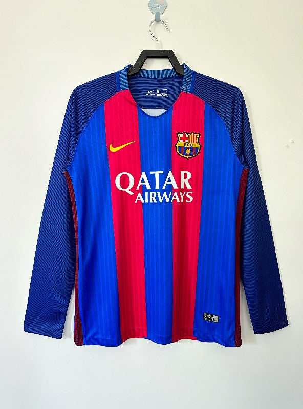 Retro long sleeve Barcelona 2016-17 home