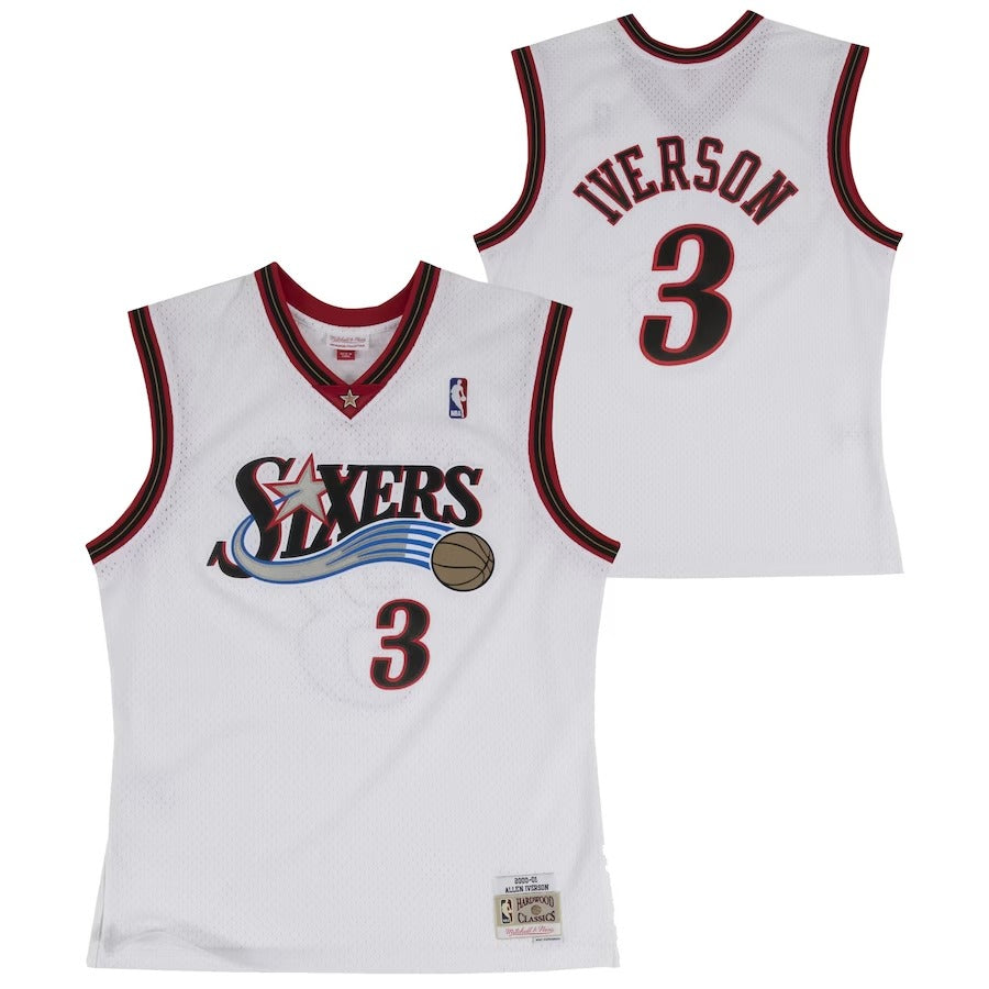 Allen Iverson - Philadelphia 76ers - 2000 Hardwood Classics Home