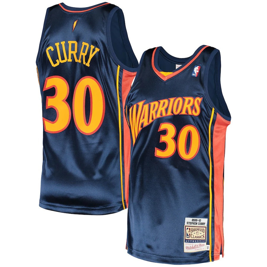 Stephen Curry - Men's Mitchell & Ness - Golden State Warriors - 2009 Hardwood Classics Jersey