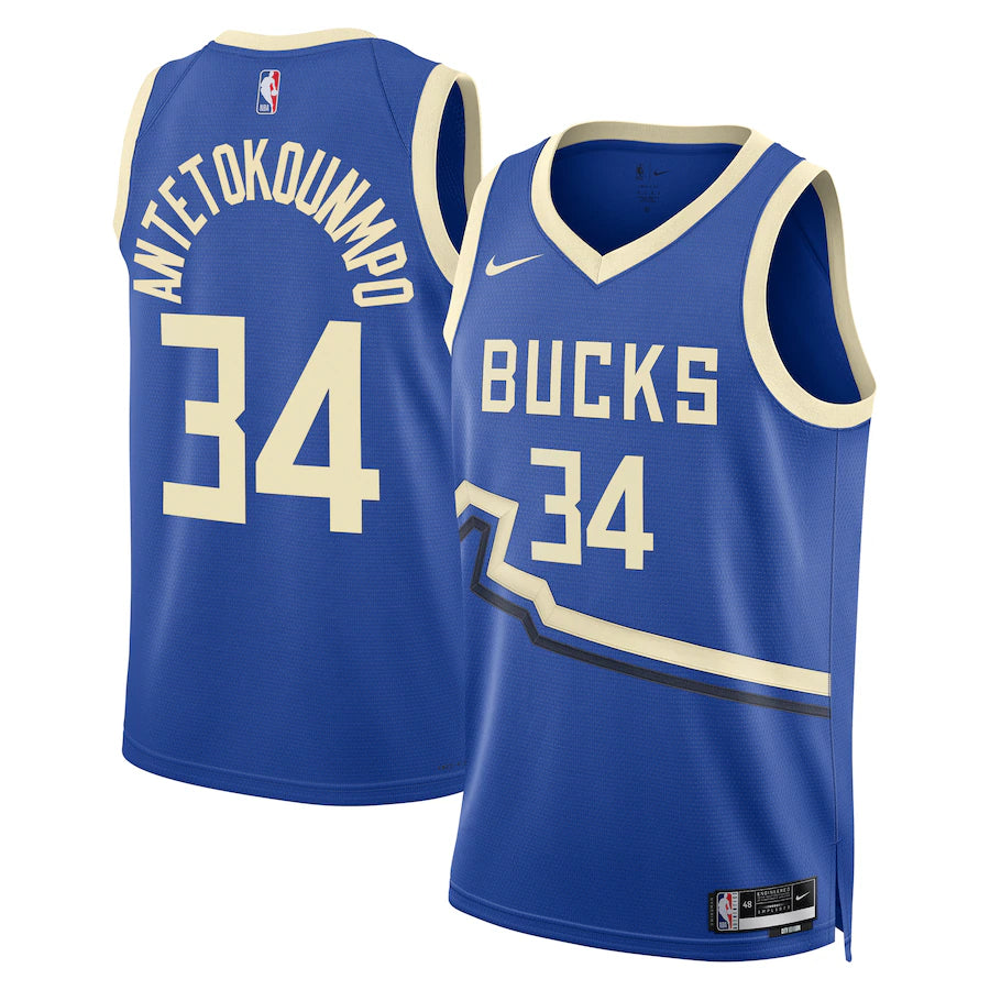 Giannis Antetokounmpo - Milwaukee Bucks - City Edition 24/25