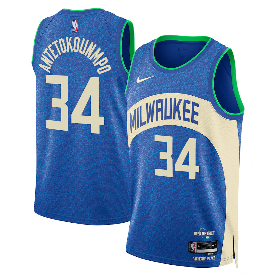 Giannis Antetokounmpo - Milwaukkee Bucks - City Edition - 23/24