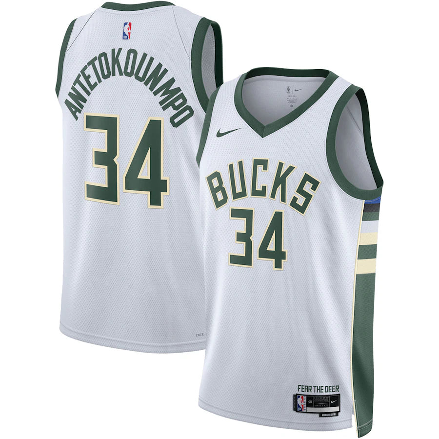 Giannis Antetokounmpo - Milwaukee Bucks -  Swingman Jersey - Association Edition